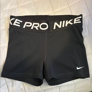 Nike Black Athletic Compression Shorts